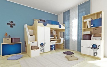 Детская комната Санни (Белый/корпус Клен) в Верхоянске - verhoyansk.mebel54.com | фото