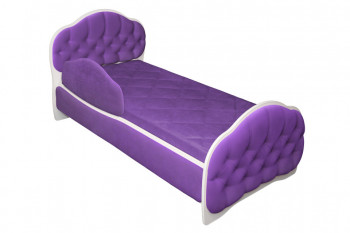 Кровать 180 Гармония 32 Фиолетовый (мягкий бортик) в Верхоянске - verhoyansk.mebel54.com | фото