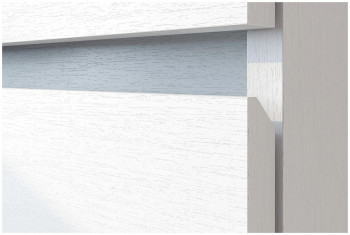 Модульная система "Токио" Пенал Белый текстурный / Белый текстурный в Верхоянске - verhoyansk.mebel54.com | фото