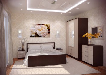Модульная спальня Фиеста в Верхоянске - verhoyansk.mebel54.com | фото