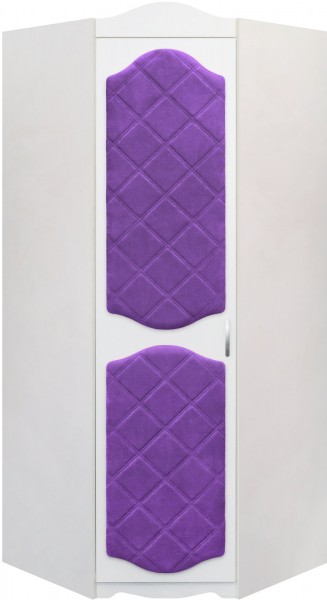 Шкаф угловой Иллюзия 32 Фиолетовый в Верхоянске - verhoyansk.mebel54.com | фото