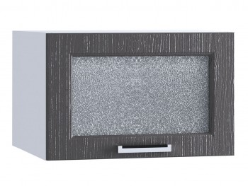 Шкаф верхний горизонтальный со стеклом 510, ШВГС 510 (Клен серый/корпус белый) в Верхоянске - verhoyansk.mebel54.com | фото